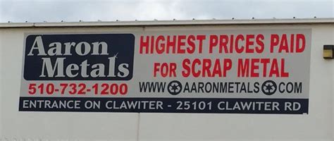 aarons metals in hayward